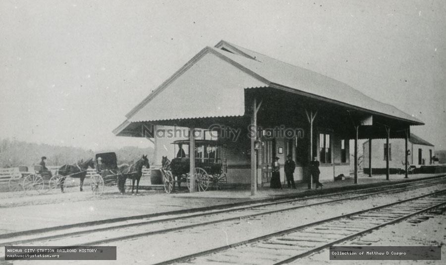 Postcard: Railroad Station, North Falmouth, Massachusetts
